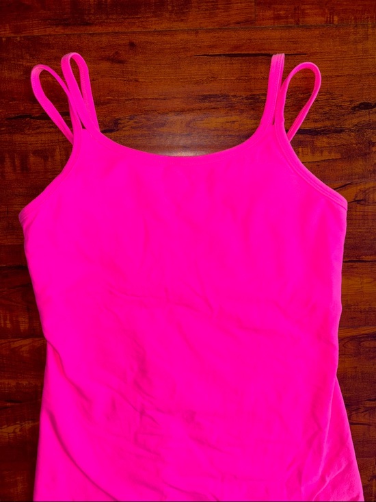 Beyond Yoga Hot Pink Double-Strap Tank Top - Picture 2 of 4